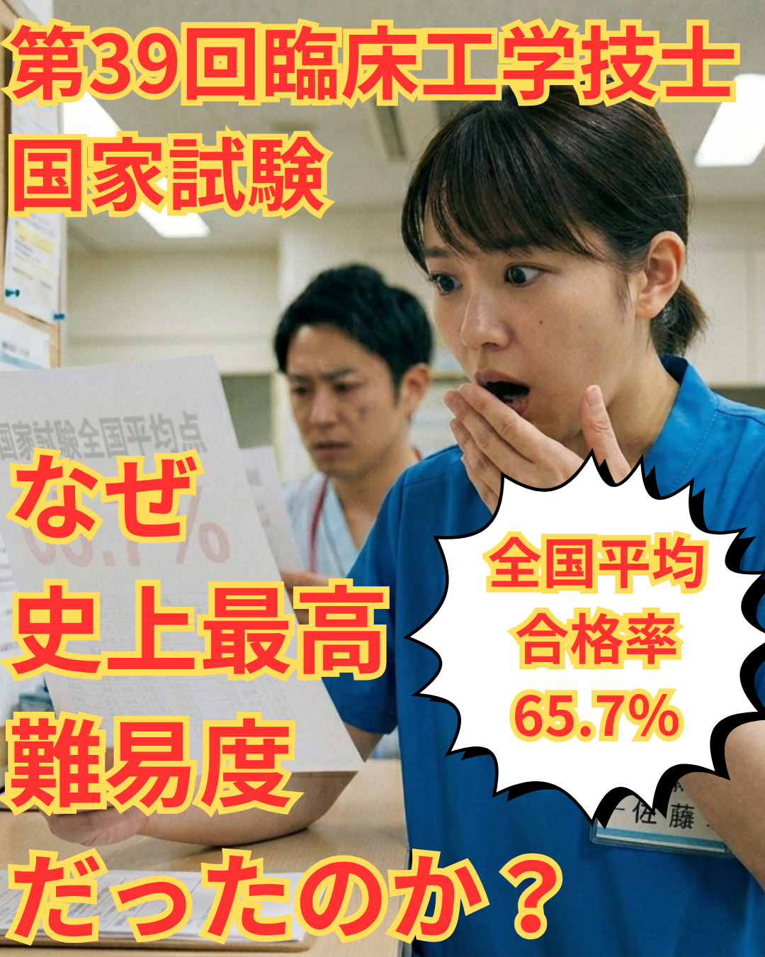CE学科】第39回臨床工学技士国家試験はなぜ史上最高難易度だったのか